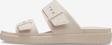 Crocs Pistokkaat 'Brooklyn' värissä valkoinen: etupuoli