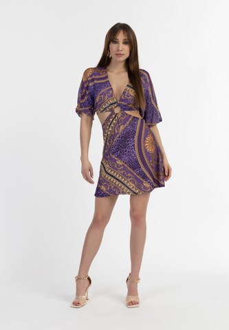 faina Dress in Purple