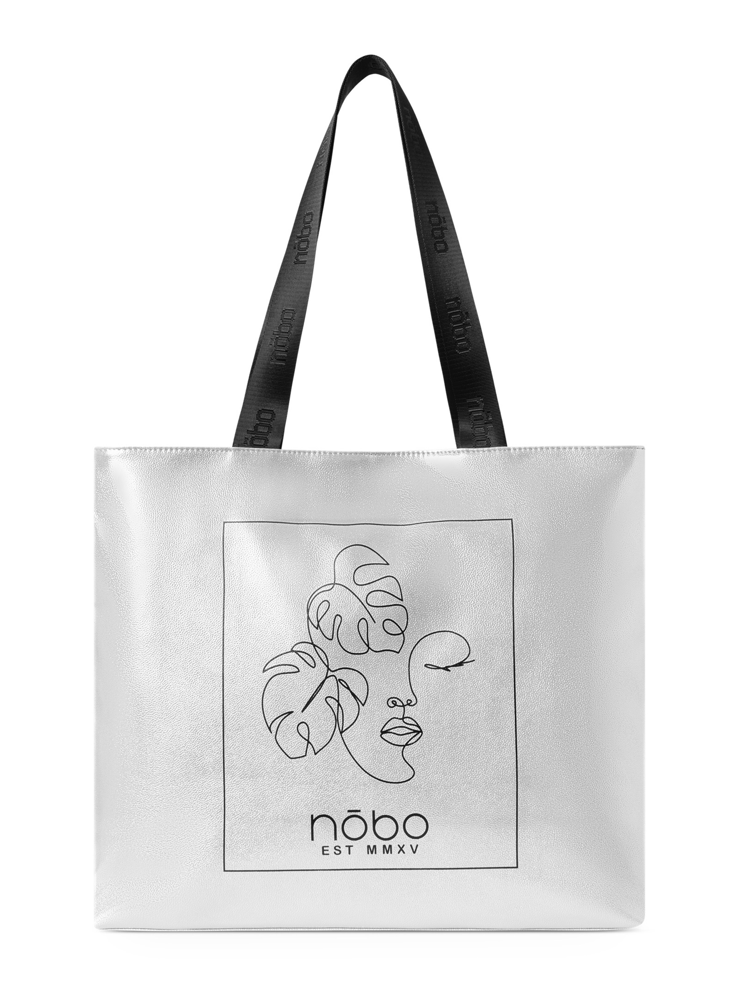 NOBO Shopper 'ASTRAIA' in Zilver: voorkant