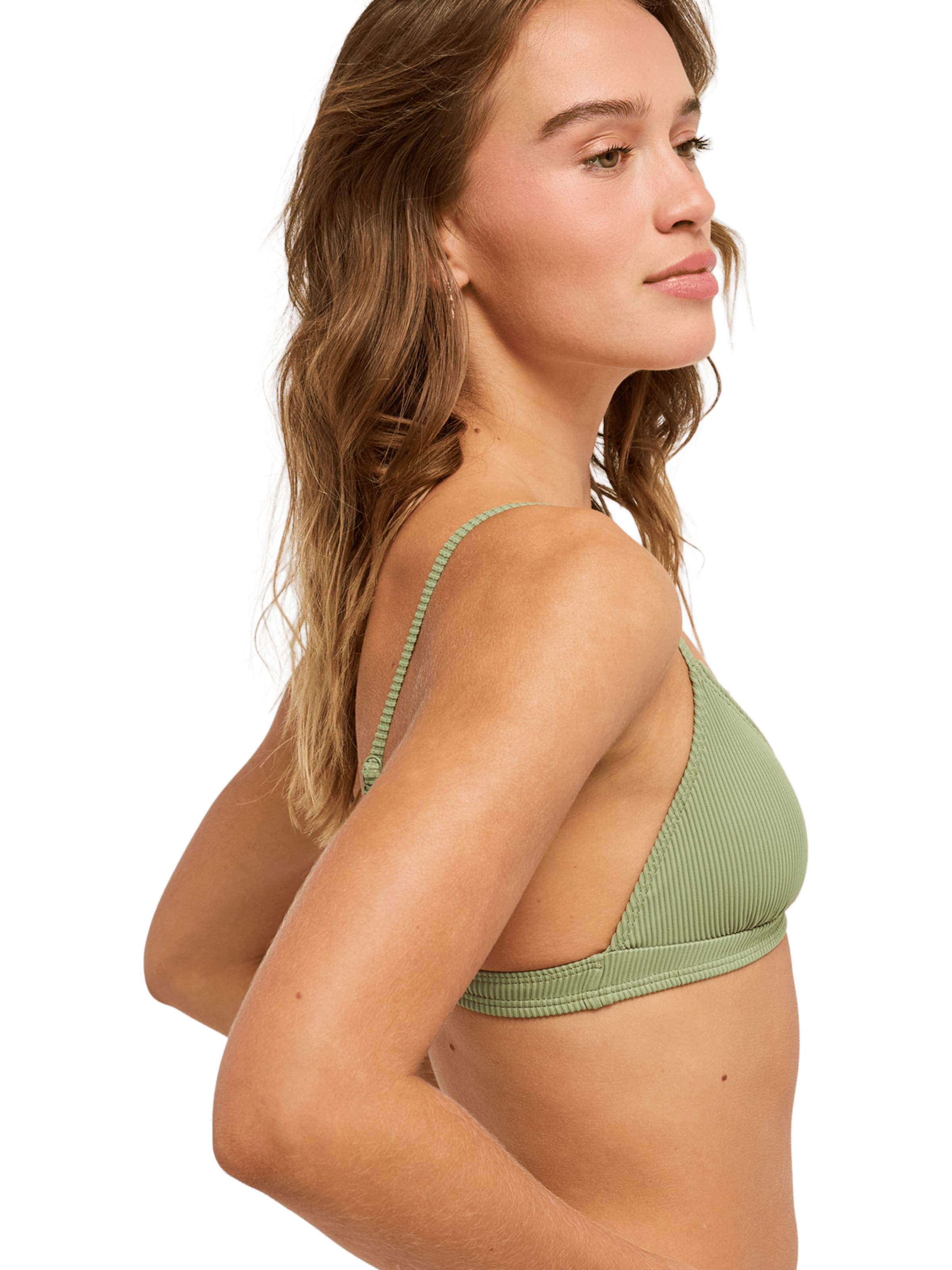 ROXY Triangle Bikini Top 'Love' in Green