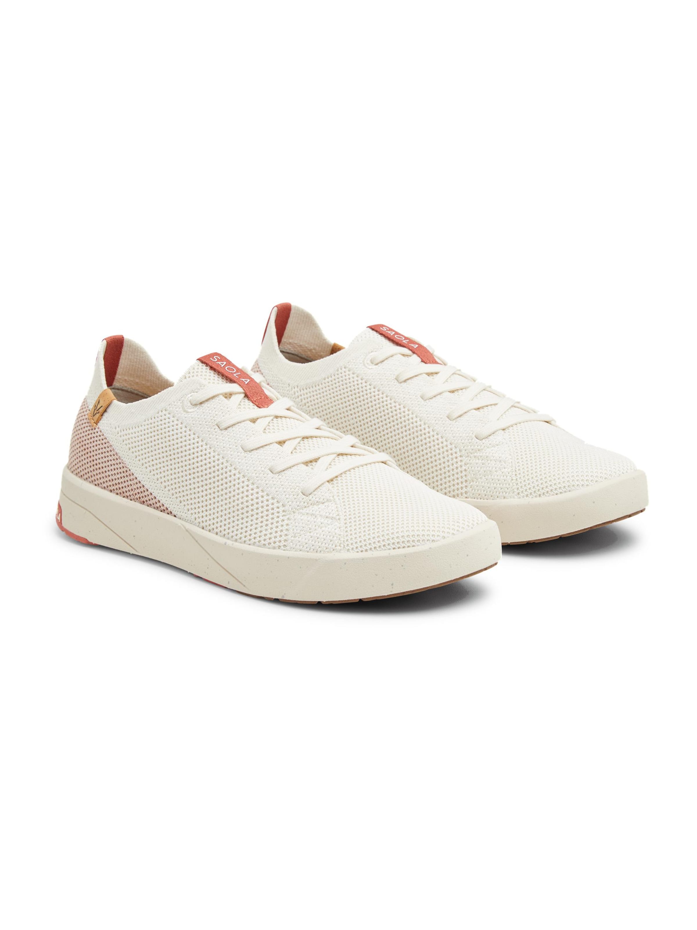 SAOLA Lace-up shoe 'Cannon Knit 2.0 W White Rose' in Pink