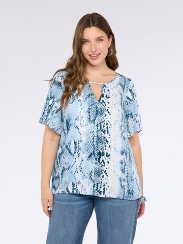 Fiorella Rubino Blouse in Blue: front