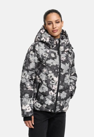 Veste d’hiver MARIKOO en gris : devant