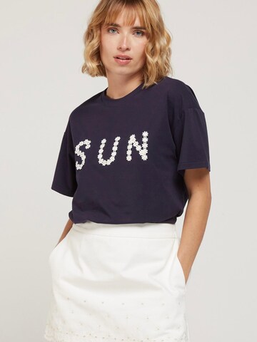 T-shirt 'SUN' andy & lucy en bleu