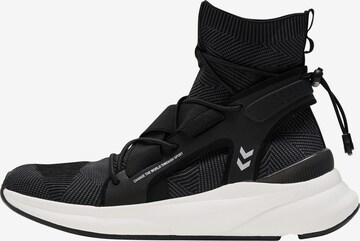 Hummel High-Top Sneakers in Black: front