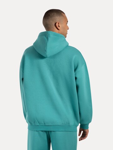 Smilodox Cedrik Basic Zipper Hoodie in Blau
