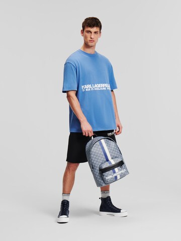 Karl Lagerfeld T-Shirt 'Rue St-Guillaume' in Blau
