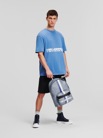 Karl Lagerfeld - Camiseta 'Rue St-Guillaume' en azul