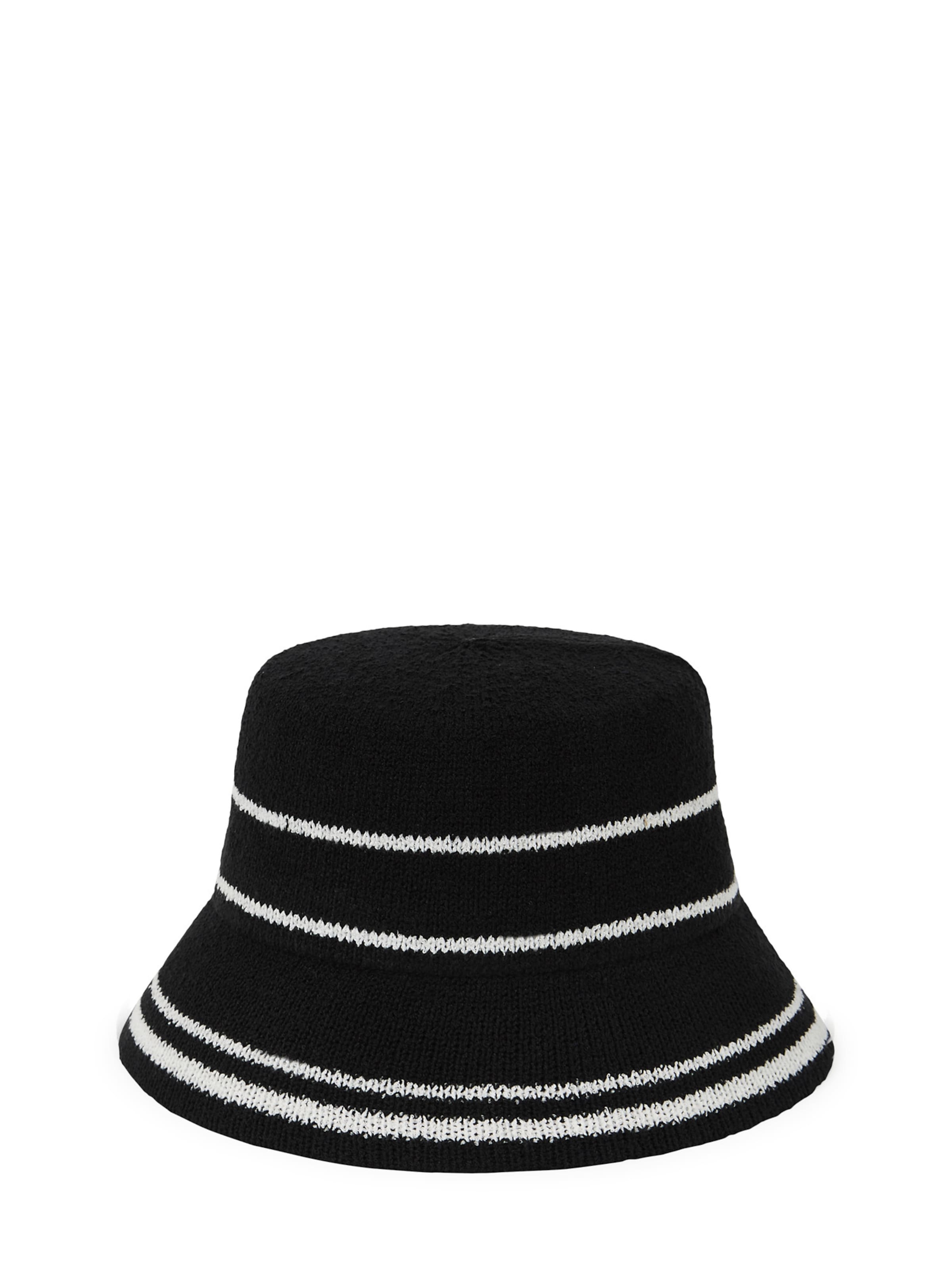 melns Karl Lagerfeld Hūte