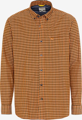 CAMEL ACTIVE Regular fit Button Up Shirt in Orange: front