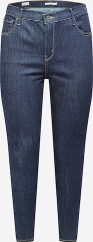 Levi's® Plus Скинни Джинсы '720 PL Hirise Super Skny' в Синий: спереди