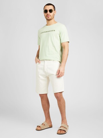 Tricou 'Copenhagen' de la Lindbergh pe verde