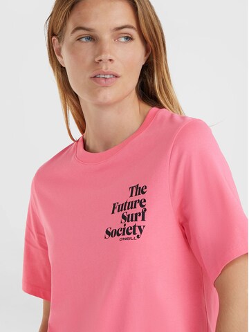 O'NEILL - Camisa 'Future Surf Society' em rosa