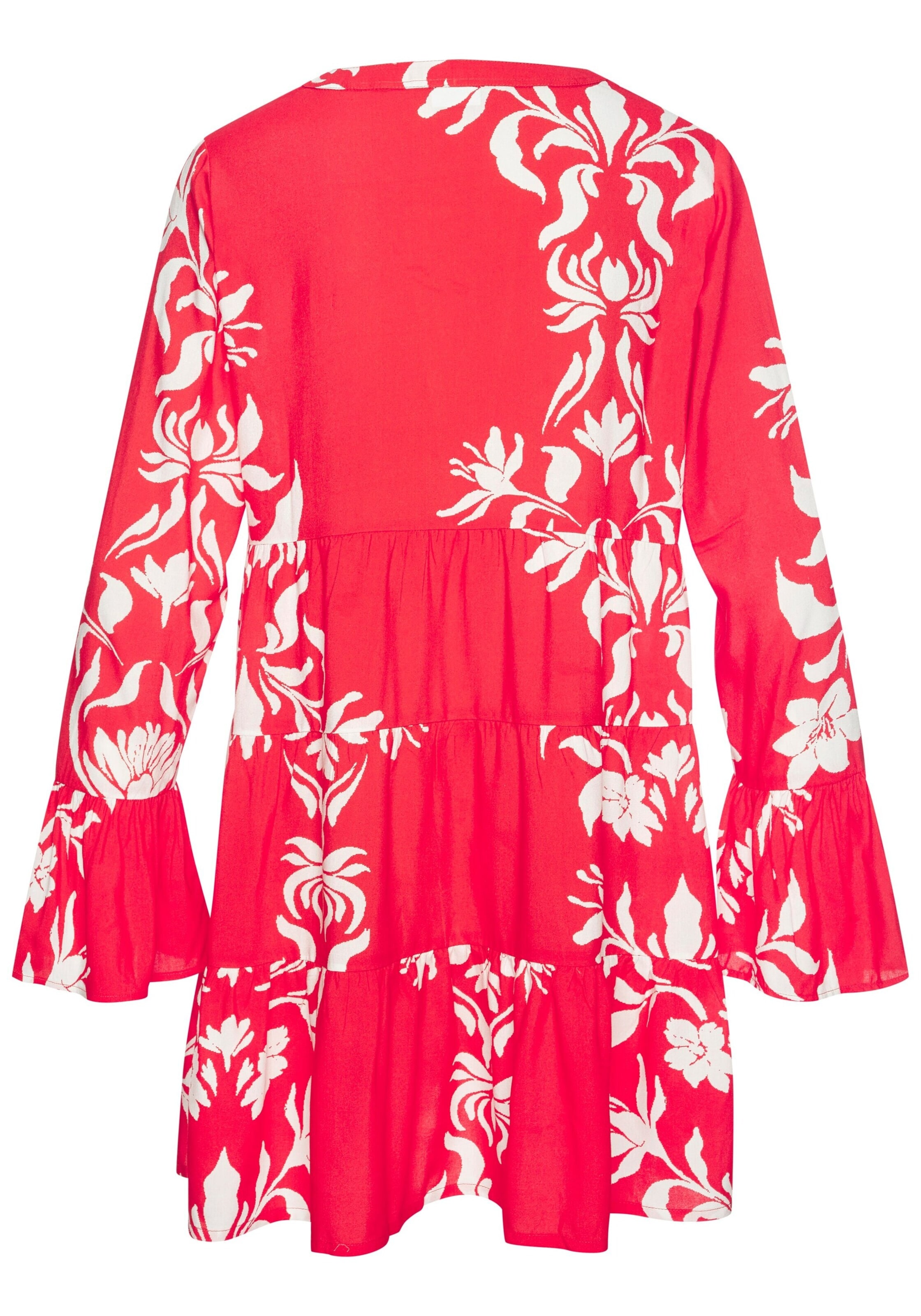 LASCANA Kleid in Rot