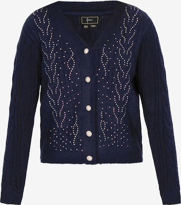 faina - Cárdigan en azul: frente