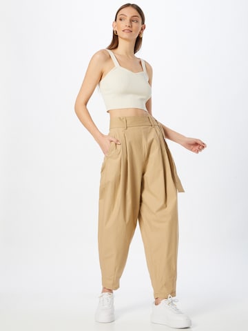 Loosefit Pantalon à pince Polo Ralph Lauren en beige