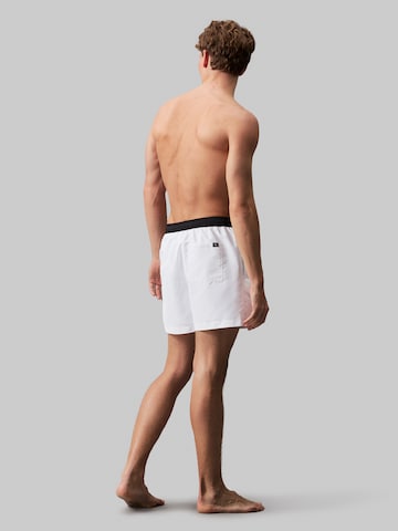 Calvin Klein Swimwear Board Shorts in White