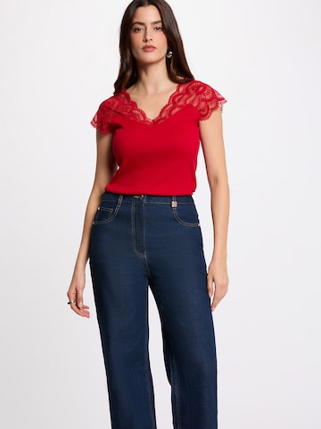 Morgan Póló '251-DELI' - piros: elől