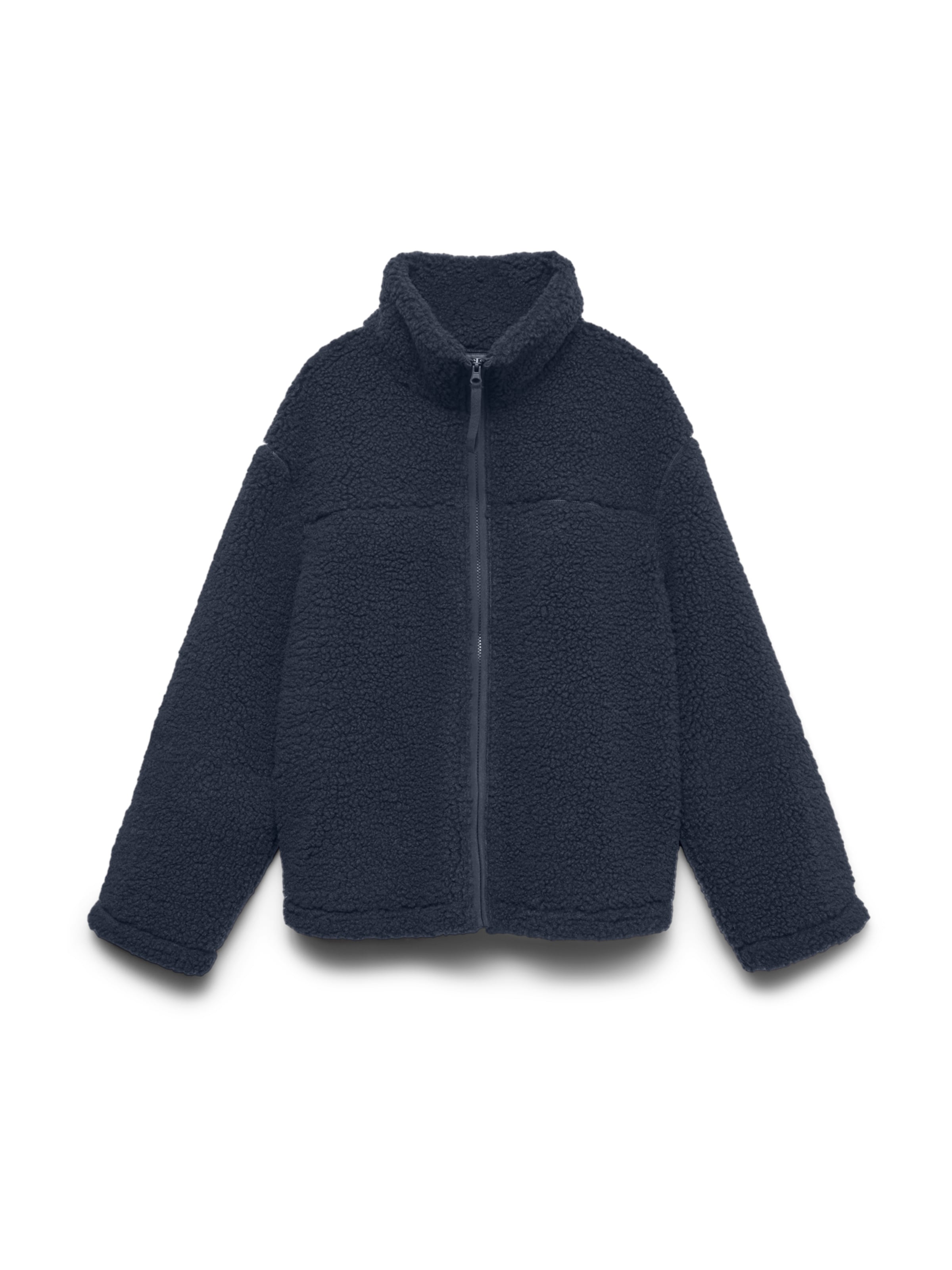 VERO MODA Fleecejacke 'VMKARLA' in Blau: Vorderseite