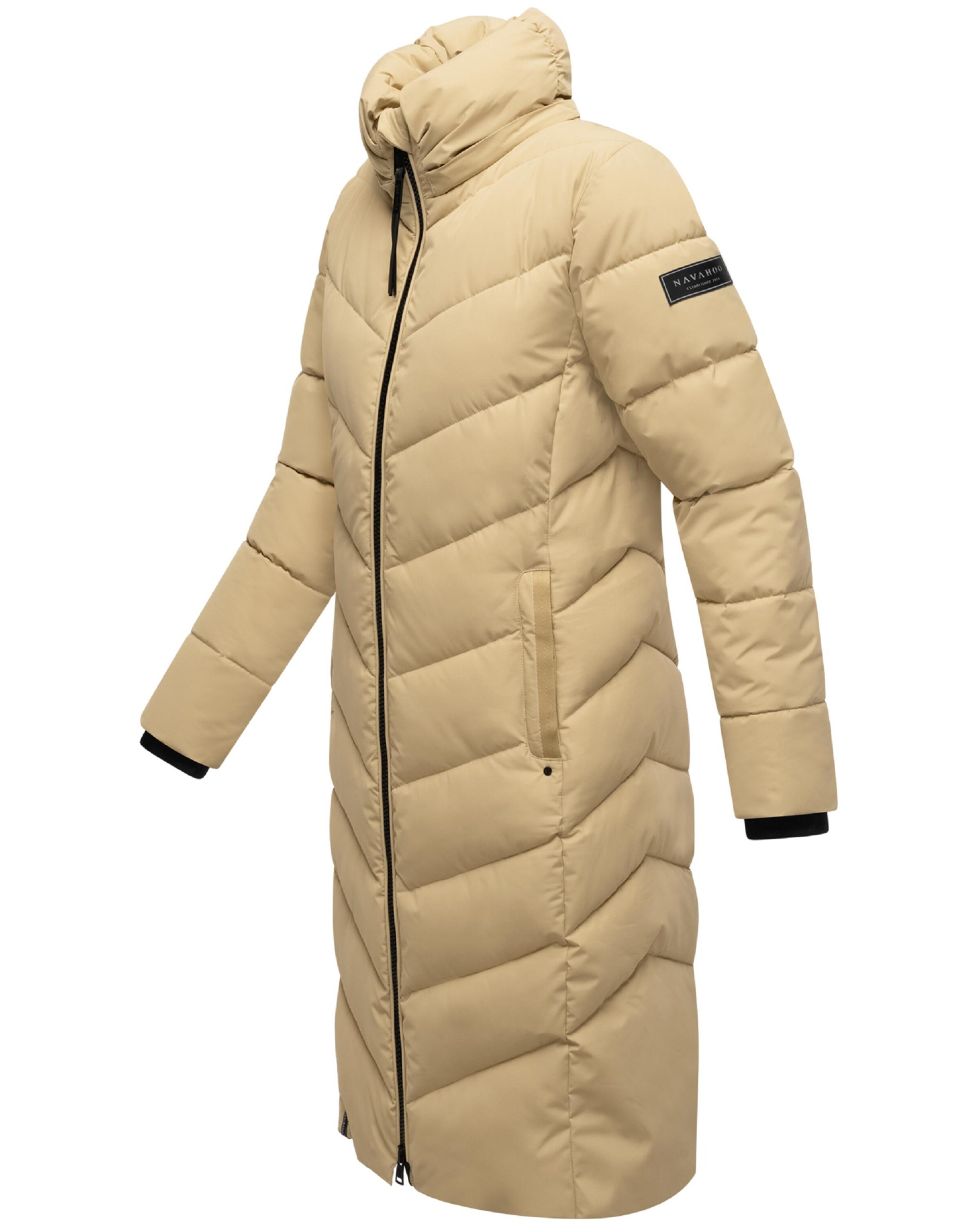 NAVAHOO Χειμερινό παλτό 'Sahnekatzii XIV' σε μπεζ