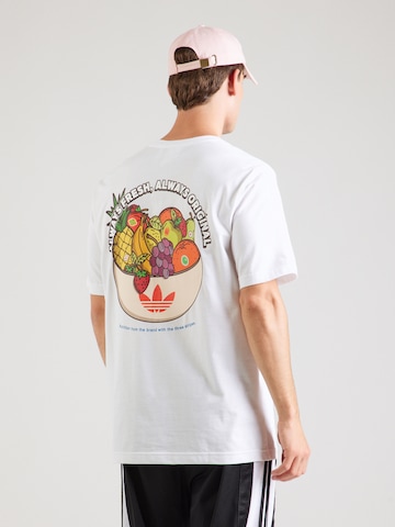 ADIDAS ORIGINALS Shirt in White: front