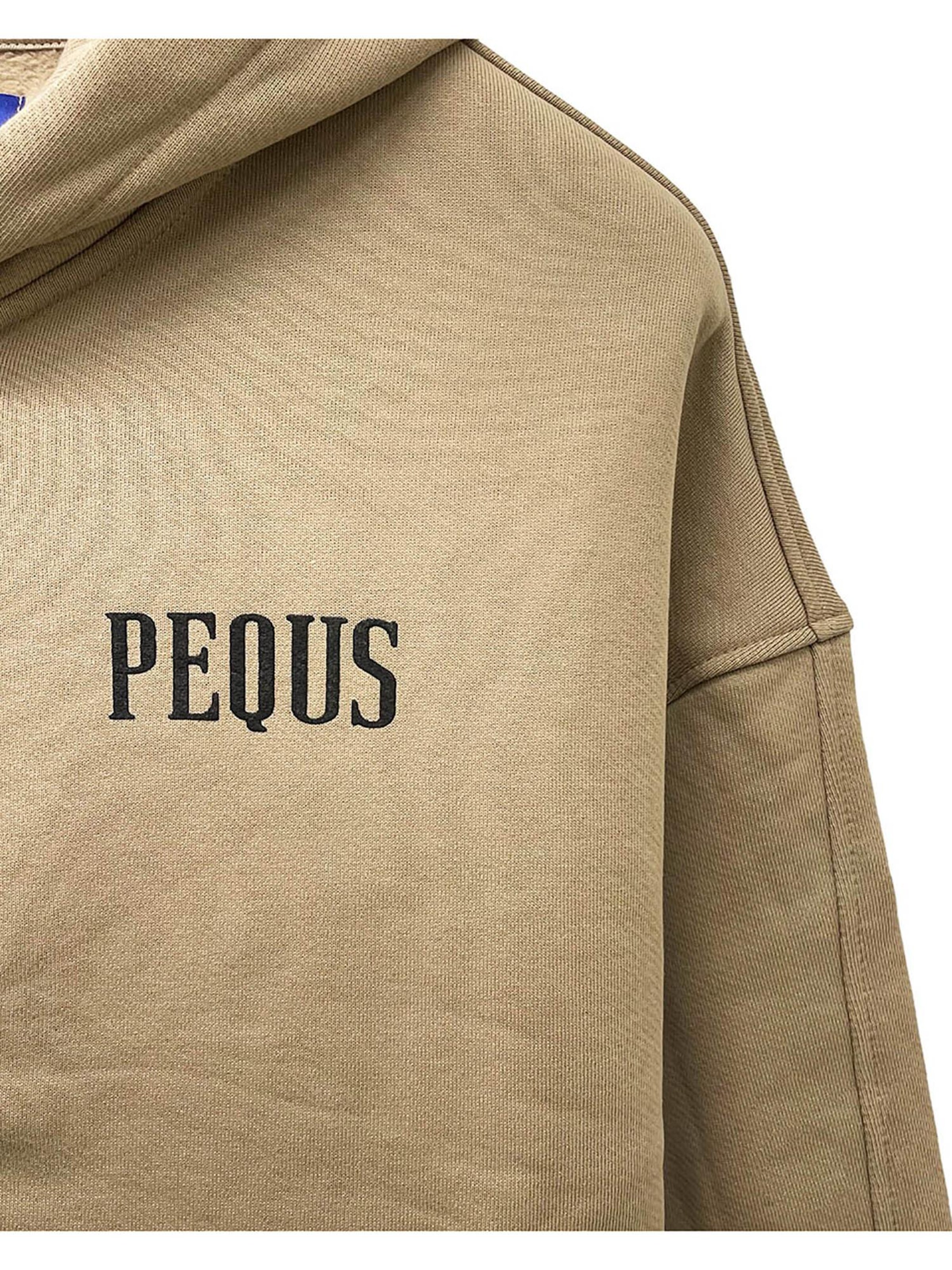 Pequs Sweatshirt 'Chest' in Brown