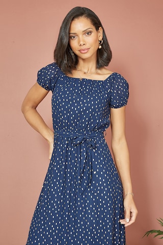 Mela London - Vestido en azul: frente