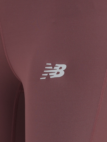 Skinny Pantaloni sportivi di new balance in lilla