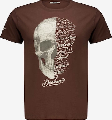 Deeluxe Shirt 'VEGAS' in Bruin: voorkant