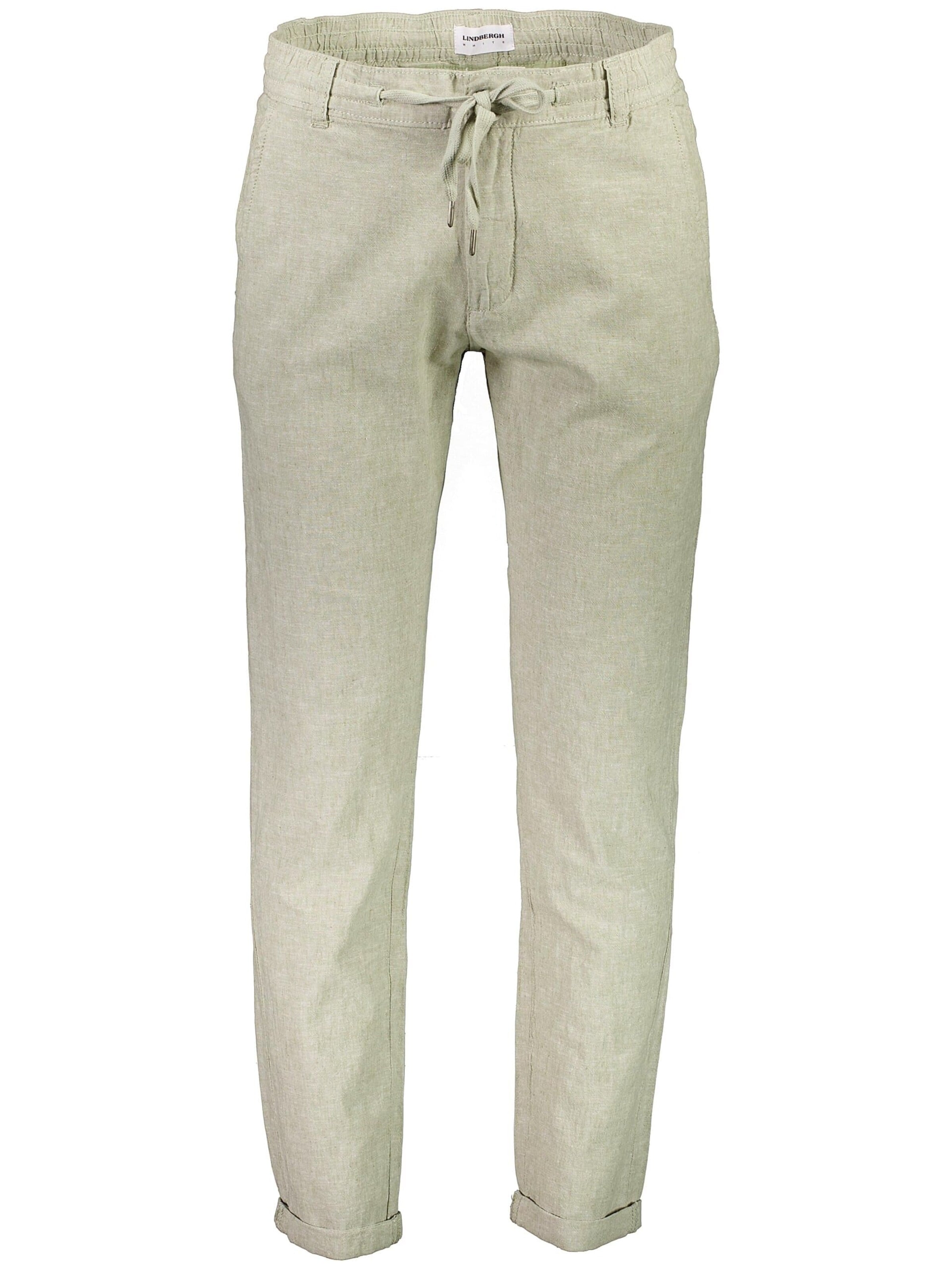 Effilé Pantalon Lindbergh en vert : devant