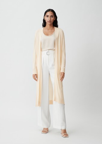 COMMA Knit Cardigan in Beige: front