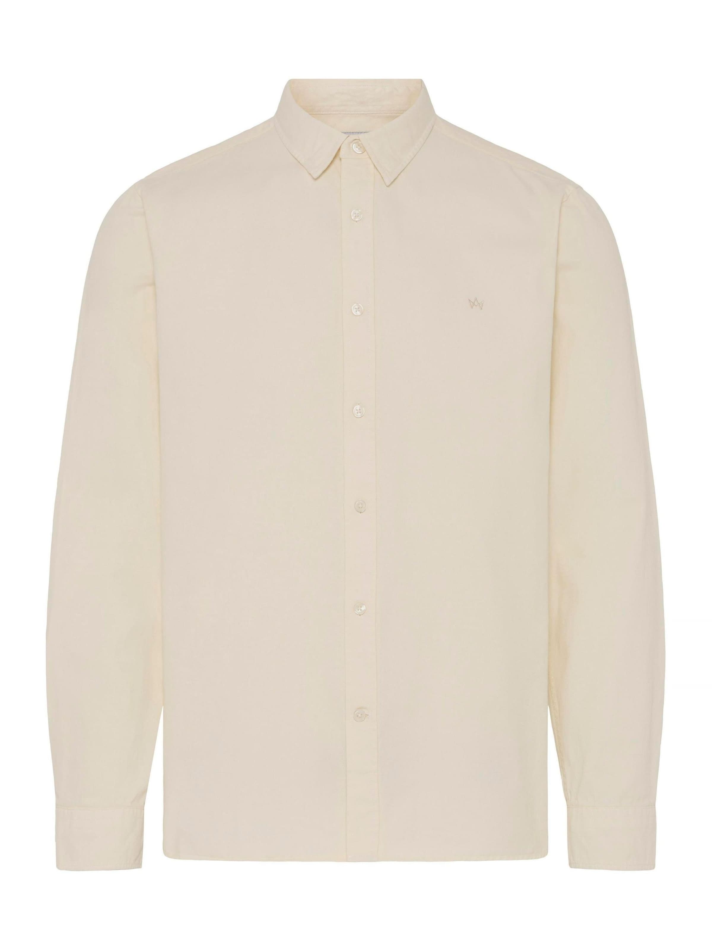 Chemise 'Elon' Kronstadt en blanc : devant