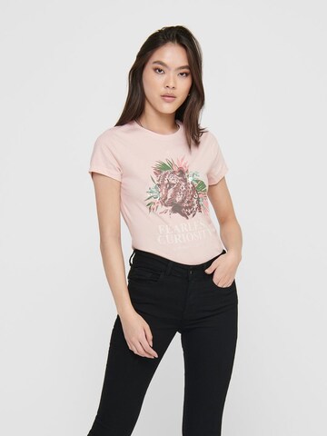 ONLY T-Shirt 'Lena' in Pink: predná strana