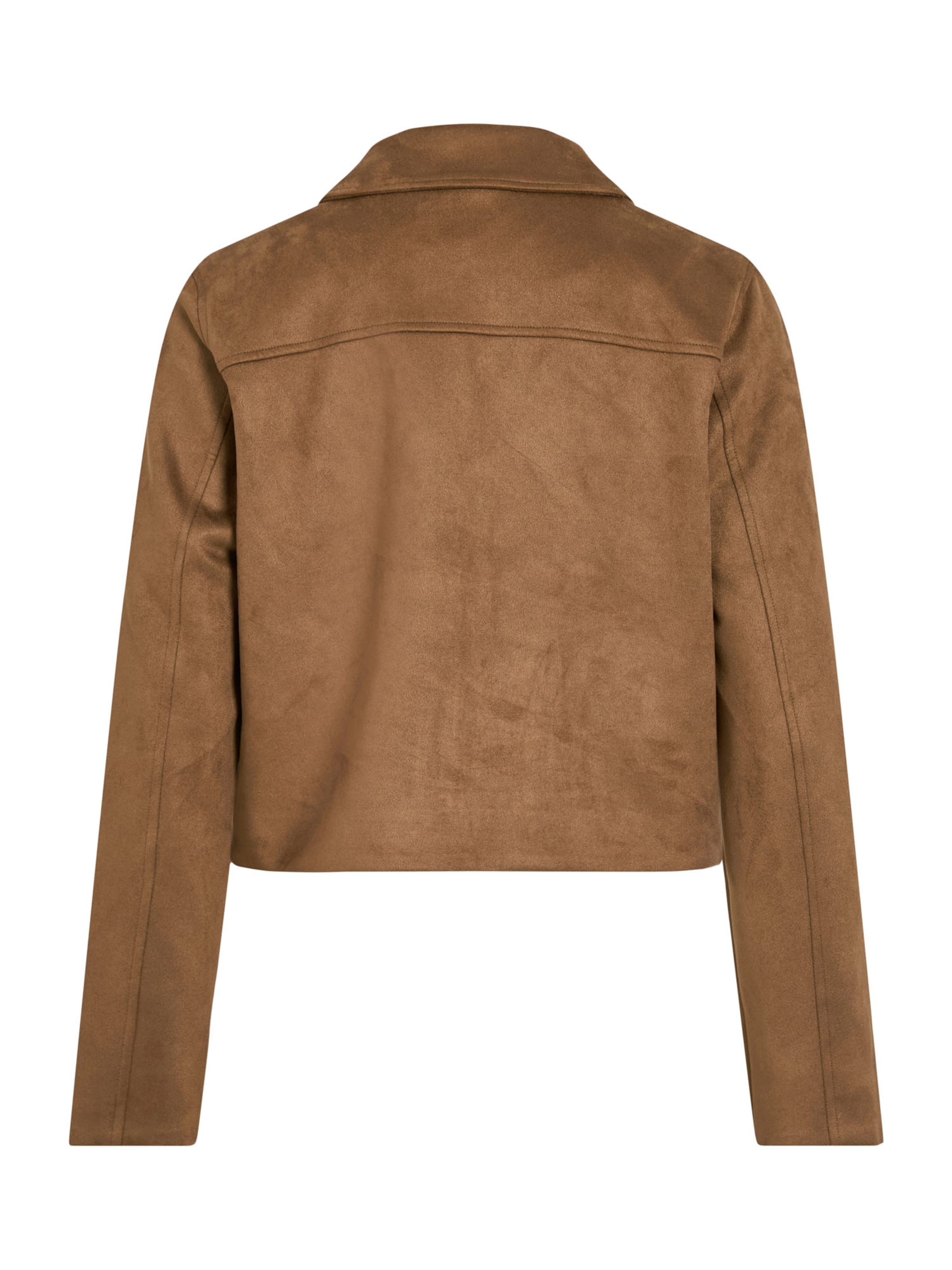 VILA Φθινοπωρινό και ανοιξιάτικο μπουφάν 'VIMoody' σε καφέ