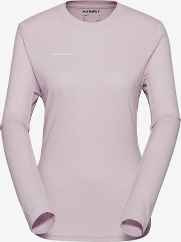 MAMMUT Sportshirt 'Massone' in Lila: Vorderseite