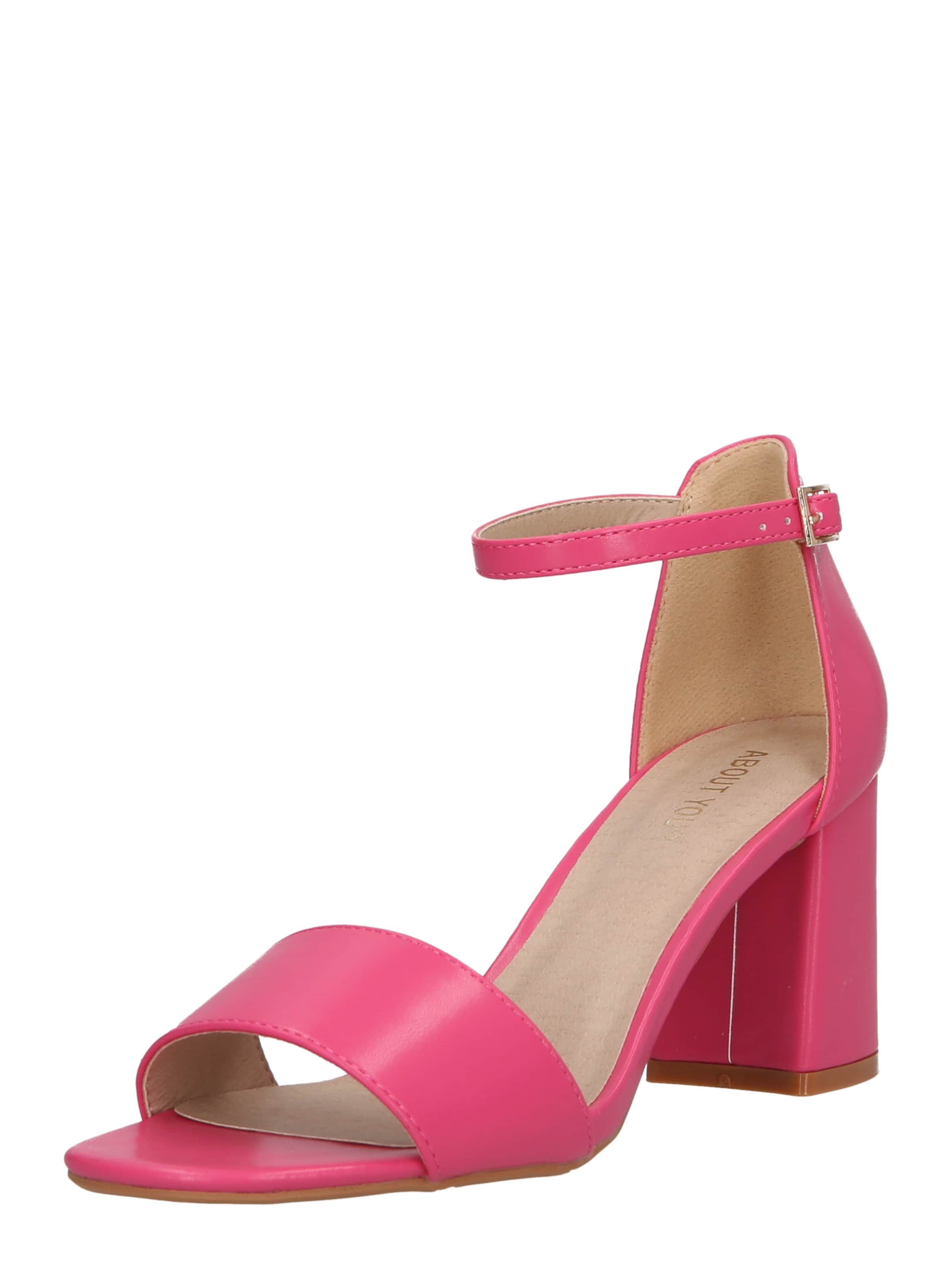 ABOUT YOU Sandals 'Alisha' in Pink: front