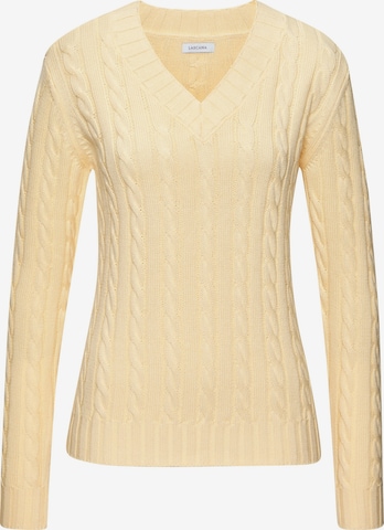 LASCANA Pullover in Gelb: Vorderseite