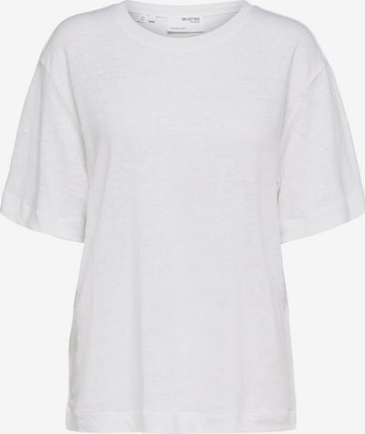 SELECTED Oversized paita 'Vilja' värissä meleerattu valkoinen, Tuotenäkymä