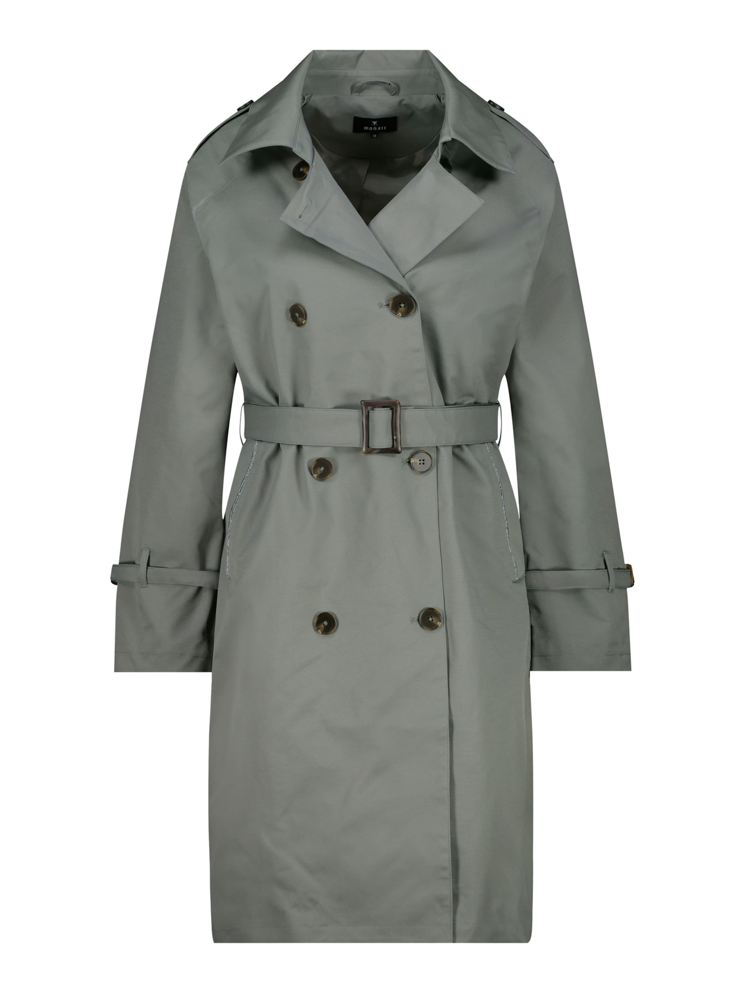 monari - Abrigo de entretiempo en verde: frente