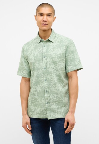 MUSTANG Comfort fit Button Up Shirt in Green: front