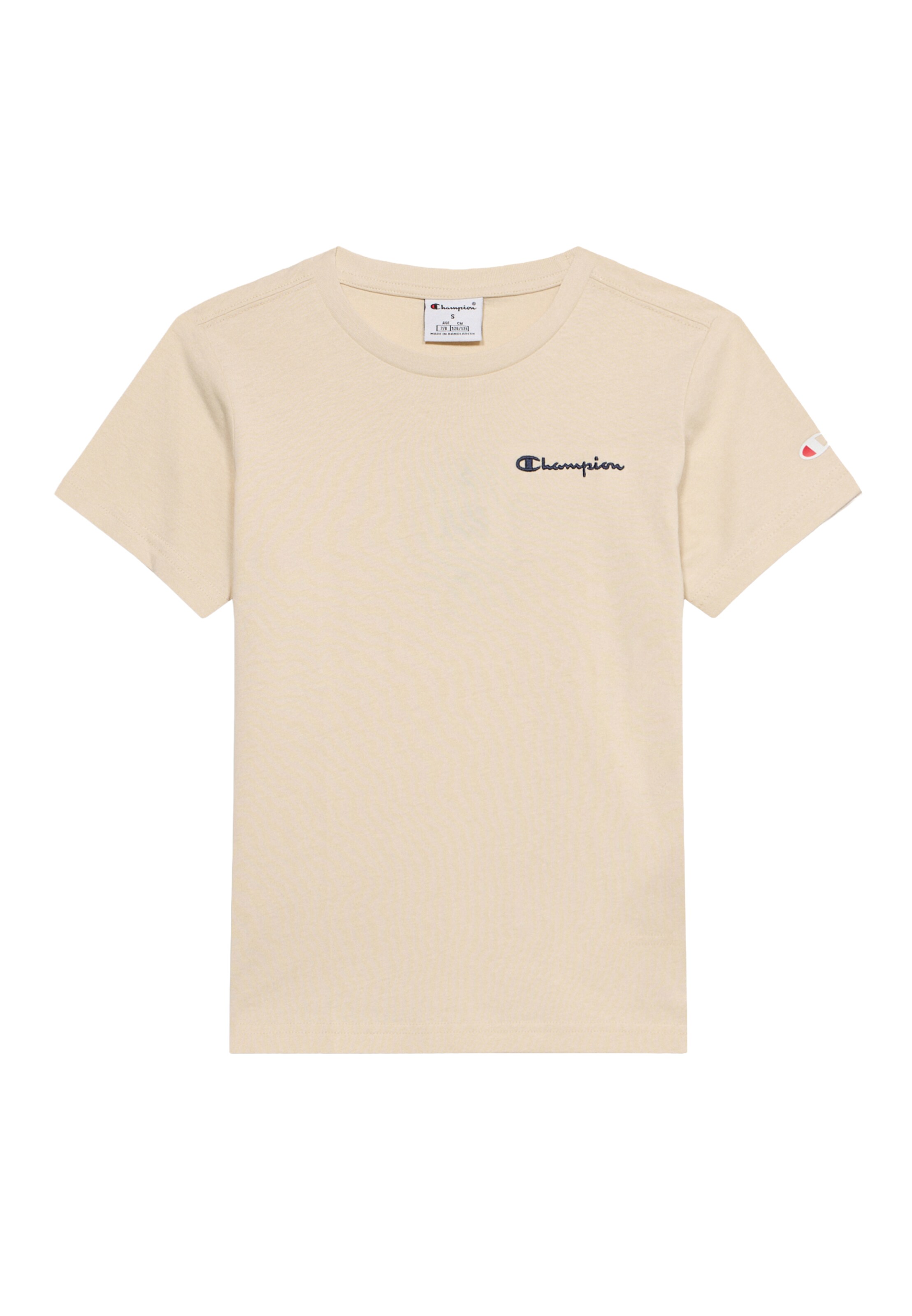 Champion T-Shirt in Beige: Vorderseite