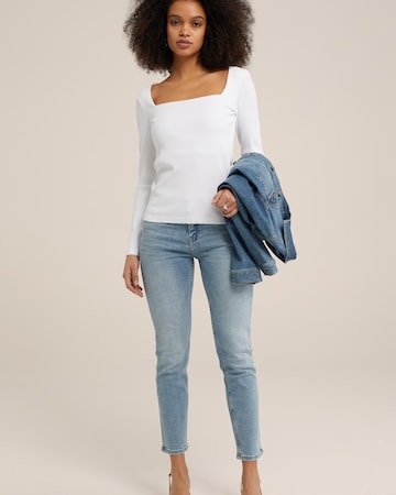 WE Fashion Slimfit Jeans 'Blue Ridge' in Blauw