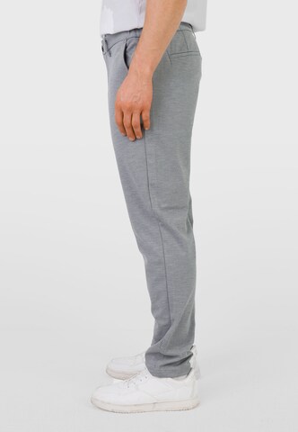 Effilé Pantalon 'Peter Maffein' Kleinigkeit en gris
