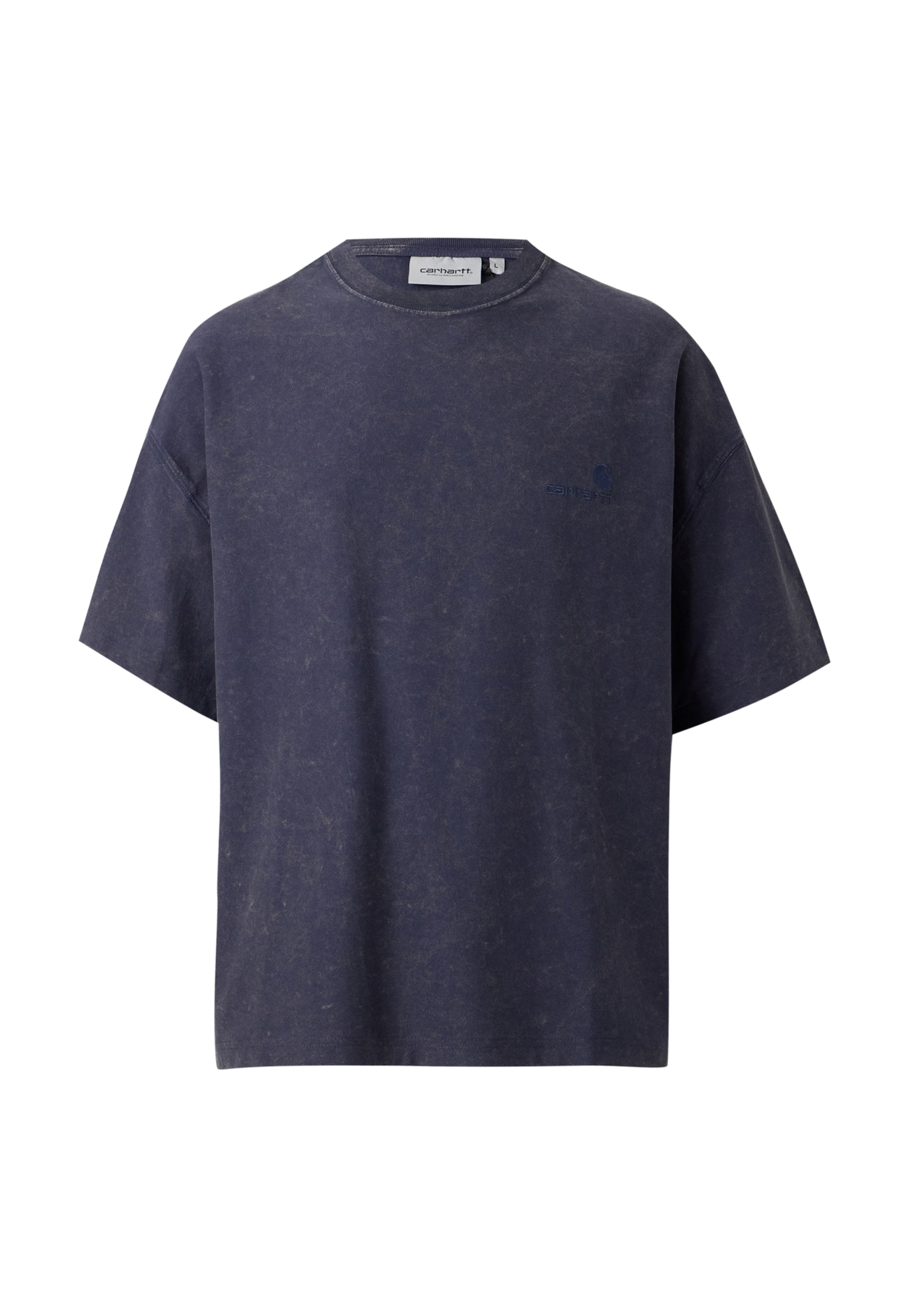 Tricou 'Lambert' de la Carhartt WIP pe albastru: față