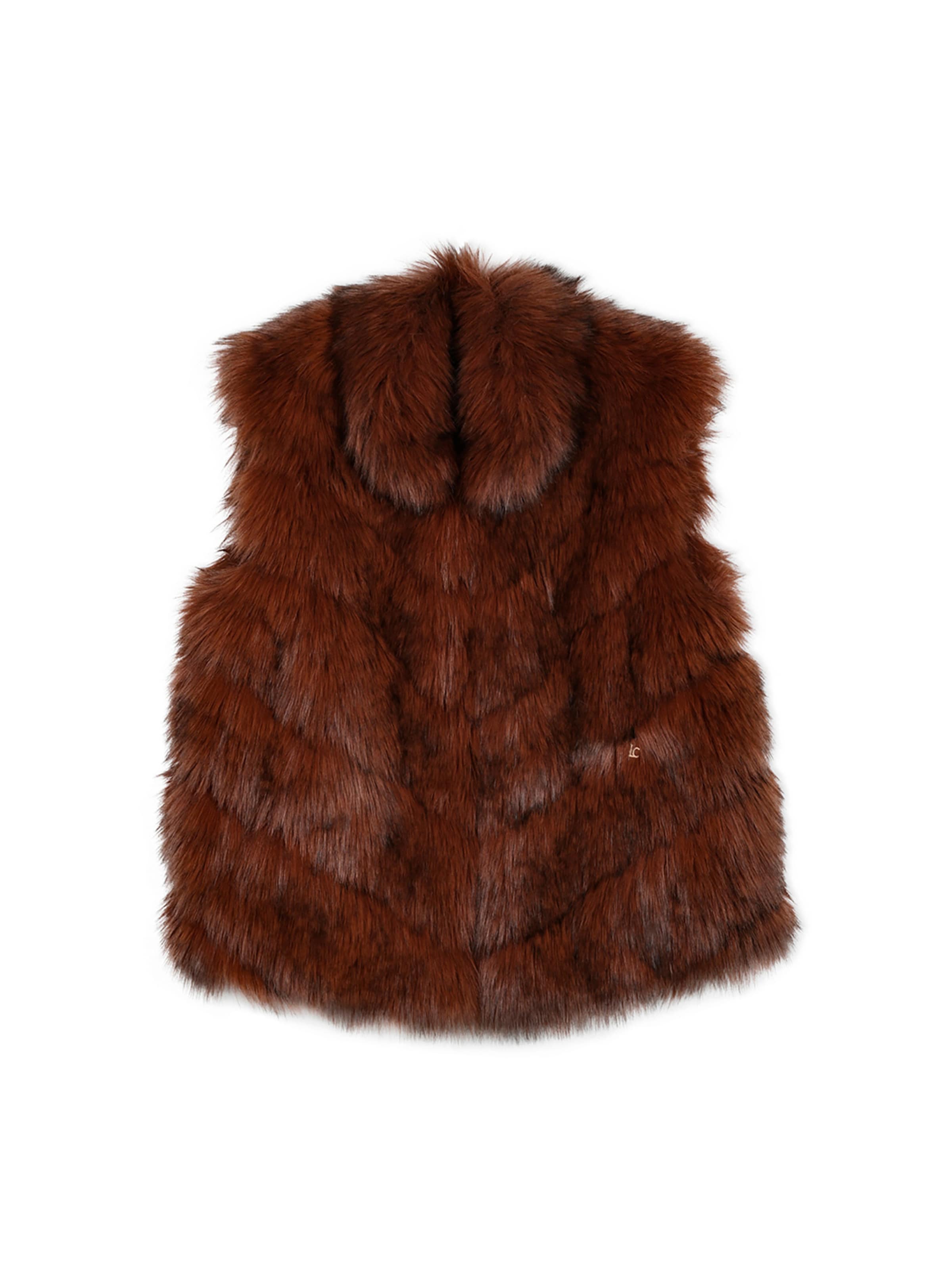 brūns Lola Casademunt Veste: no priekšpuses