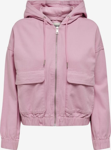 ONLY Übergangsjacke in Pink: predná strana