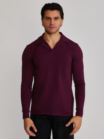 SikSilk Shirt in Red: front