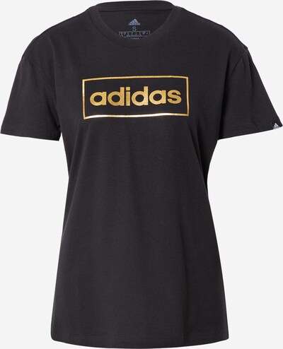 ADIDAS PERFORMANCE Функционална тениска в злато / черно, Преглед на продукта