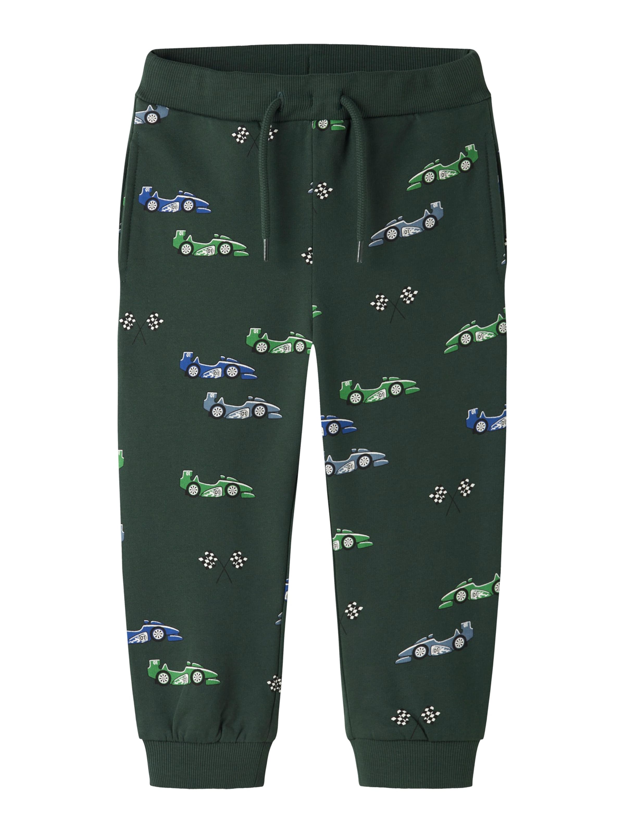 NAME IT Дънки Tapered Leg Панталон 'NMMNARIS' в зелено: отпред