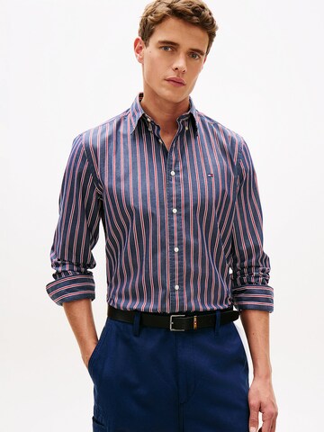 TOMMY HILFIGER Regular fit Overhemd 'Flex' in Blauw: voorkant